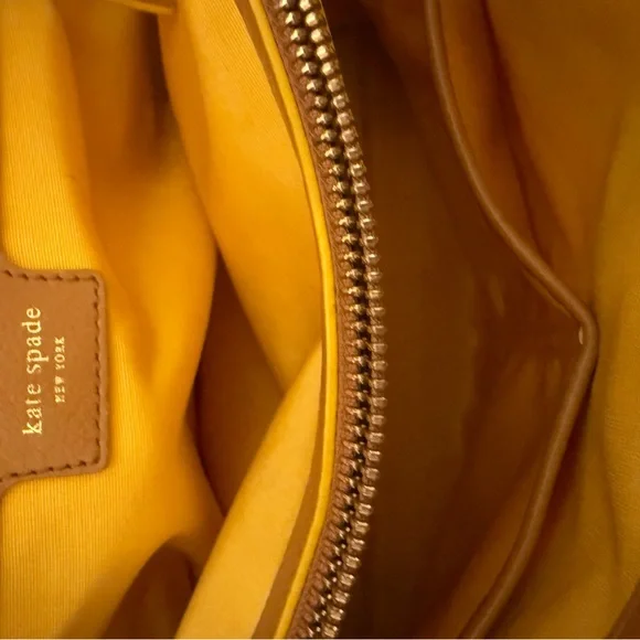 Kate Spade Yellow Perforated Shoulder Bag - Picture 10 of 14